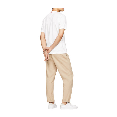 Tommy Hilfiger T - shirt T - shirt Uomo ricamo TH monogram Bianco A24 - TOMMY HILFIGERMW33987 - YBR - S - Francavilla Moda